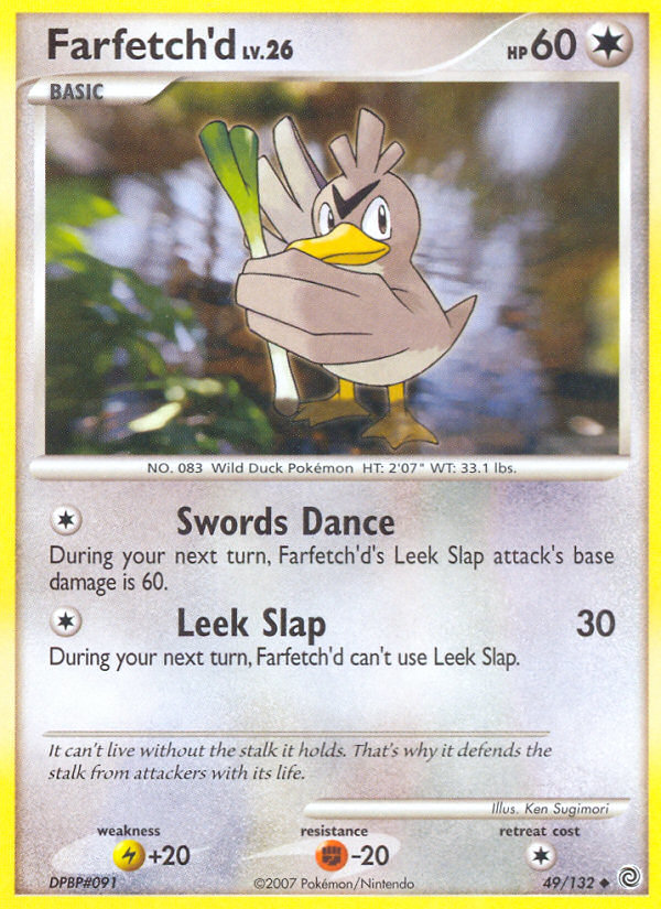 Pokemon | Farfetch'd (49/132) [Diamond & Pearl: Secret Wonders] | The Nerd Merchant