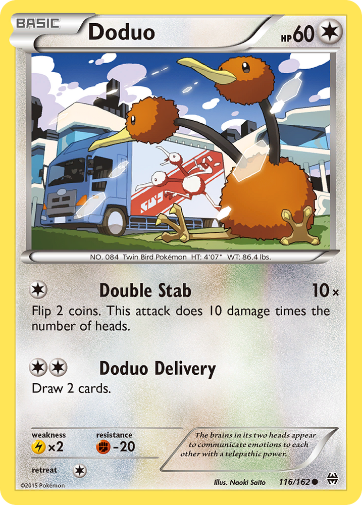 Pokemon | Doduo (116/162) [XY: BREAKthrough] | The Nerd Merchant