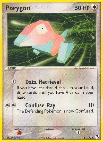 Pokemon | Porygon (47/112) [EX: FireRed & LeafGreen] | The Nerd Merchant