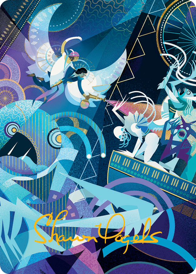 Magic | Errant and Giada Art Card (Gold-Stamped Signature) [March of the Machine Art Series] | The Nerd Merchant
