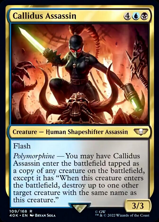 Magic | Callidus Assassin [Warhammer 40,000] | The Nerd Merchant
