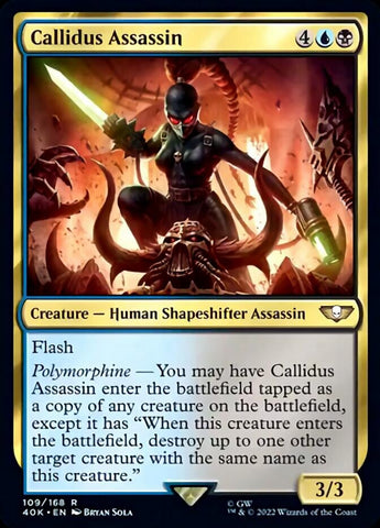 Magic | Callidus Assassin [Warhammer 40,000] | The Nerd Merchant