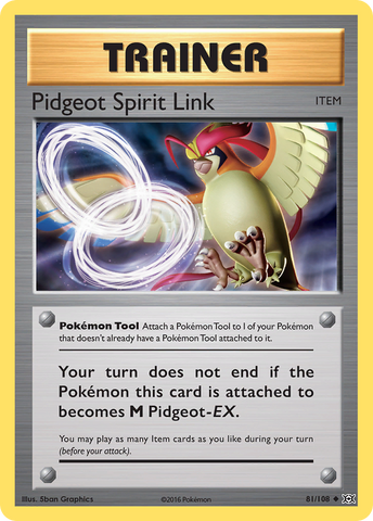 Pokemon | Pidgeot Spirit Link (81/108) [XY: Evolutions] | The Nerd Merchant