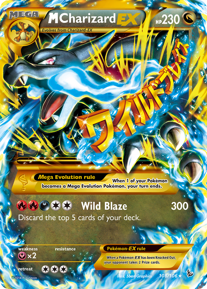 Pokemon | M Charizard EX (108/106) [XY: Flashfire] | The Nerd Merchant