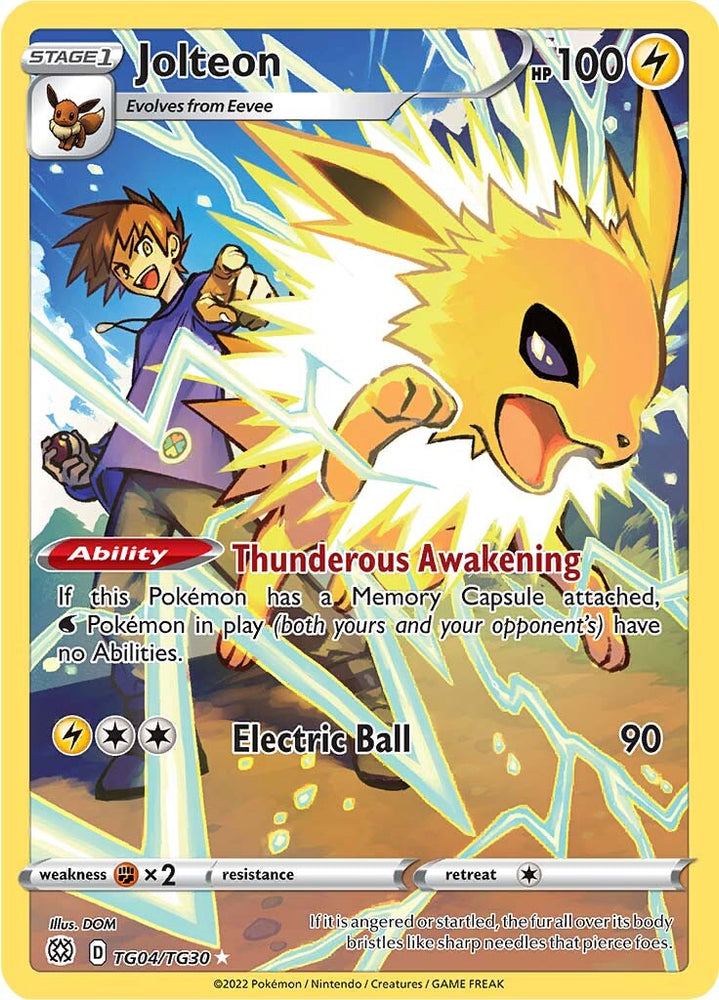 Pokemon | Jolteon (TG04/TG30) [Sword & Shield: Brilliant Stars] | The Nerd Merchant