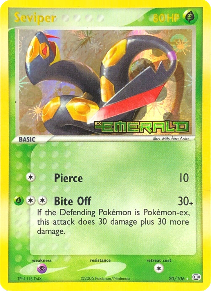 Pokemon | Seviper (20/106) (Stamped) [EX: Emerald] | The Nerd Merchant