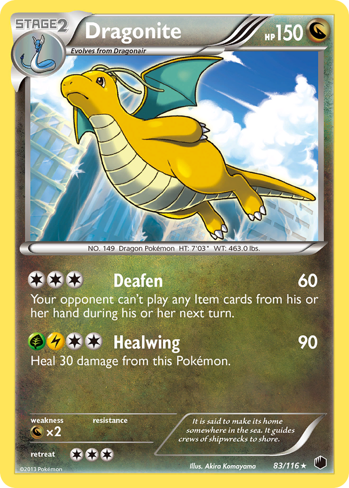 Pokemon | Dragonite (83/116) [Black & White: Plasma Freeze] | The Nerd Merchant