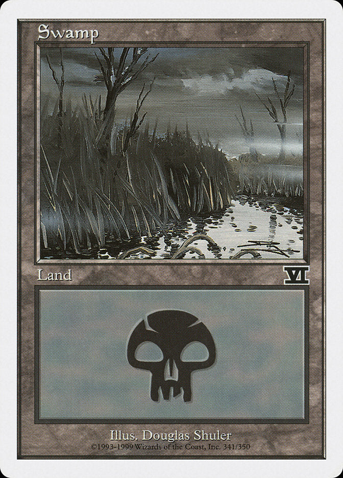 Magic | Swamp (341) [Classic Sixth Edition] | The Nerd Merchant