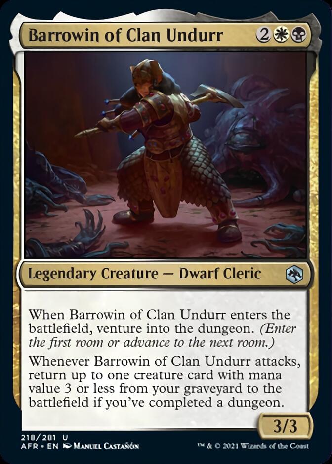 Magic | Barrowin of Clan Undurr [Dungeons & Dragons: Adventures in the Forgotten Realms] | The Nerd Merchant