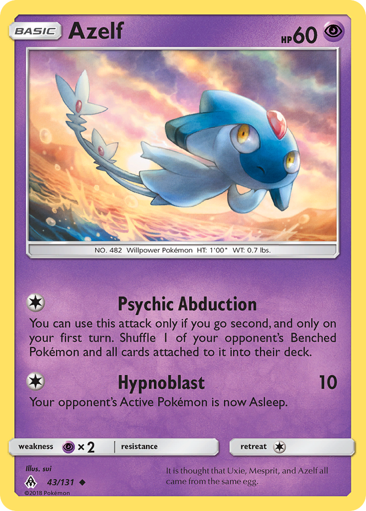Pokemon | Azelf (43/131) [Sun & Moon: Forbidden Light] | The Nerd Merchant