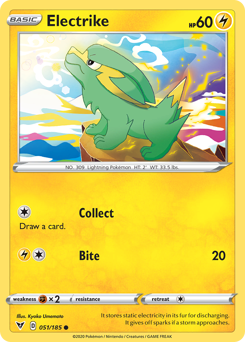 Pokemon | Electrike (051/185) [Sword & Shield: Vivid Voltage] | The Nerd Merchant