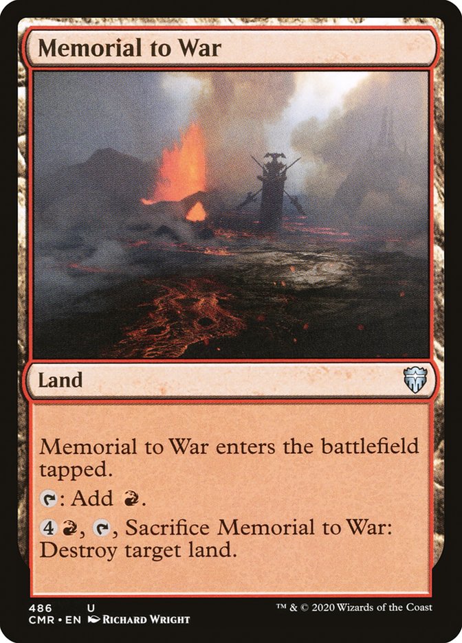 Magic | Memorial to War [Commander Legends] | The Nerd Merchant