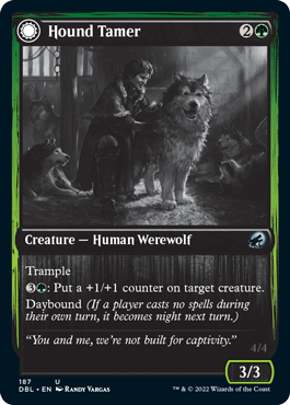 Magic | Hound Tamer // Untamed Pup [Innistrad: Double Feature] | The Nerd Merchant