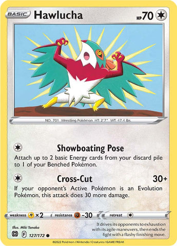 Pokemon | Hawlucha (127/172) [Sword & Shield: Brilliant Stars] | The Nerd Merchant