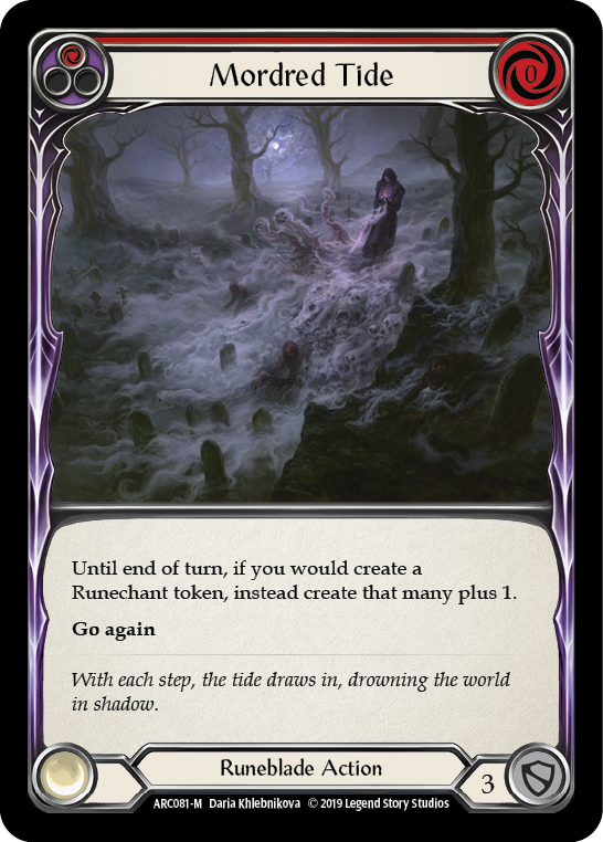 Flesh and Blood TCG | Mordred Tide [ARC081-M] (Arcane Rising)  1st Edition Normal | The Nerd Merchant