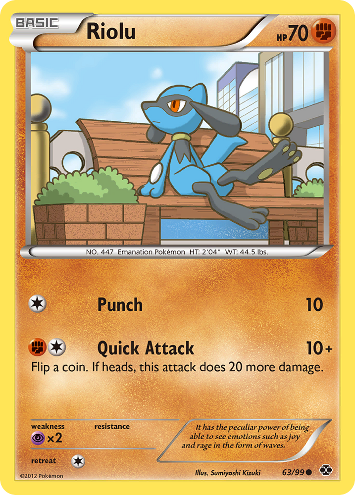 Pokemon | Riolu (63/99) [Black & White: Next Destinies] | The Nerd Merchant