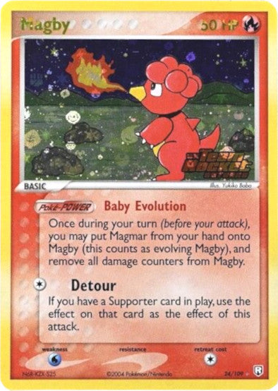 Pokemon | Magby (24/109) (Stamped) [EX: Team Rocket Returns] | The Nerd Merchant