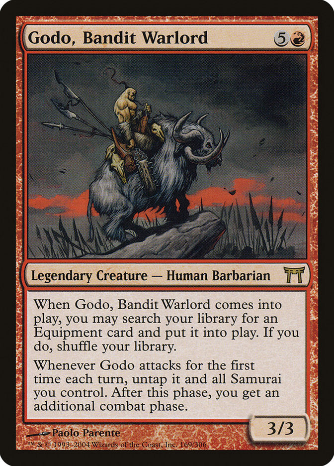 Magic | Godo, Bandit Warlord [Champions of Kamigawa] | The Nerd Merchant