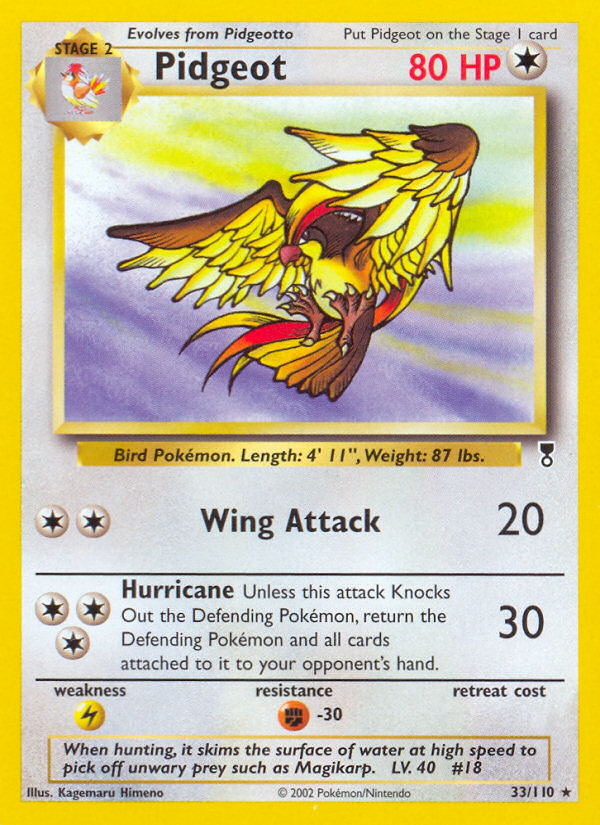 Pokemon | Pidgeot (33/110) [Legendary Collection] | The Nerd Merchant