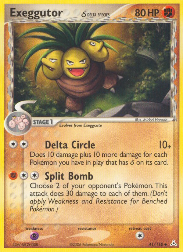 Pokemon | Exeggutor (41/110) (Delta Species) [EX: Holon Phantoms] | The Nerd Merchant