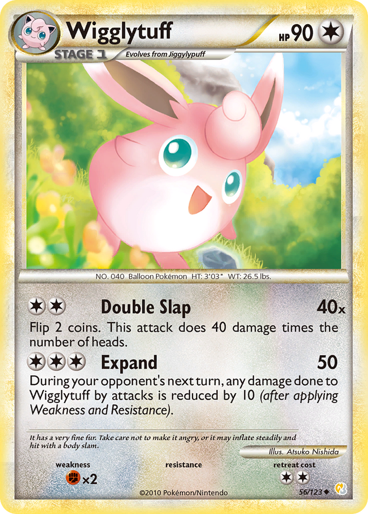 Pokemon | Wigglytuff (56/123) [HeartGold & SoulSilver: Base Set] | The Nerd Merchant