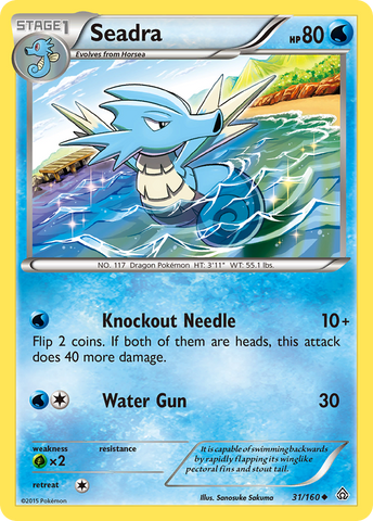 Pokemon | Seadra (31/160) [XY: Primal Clash] | The Nerd Merchant