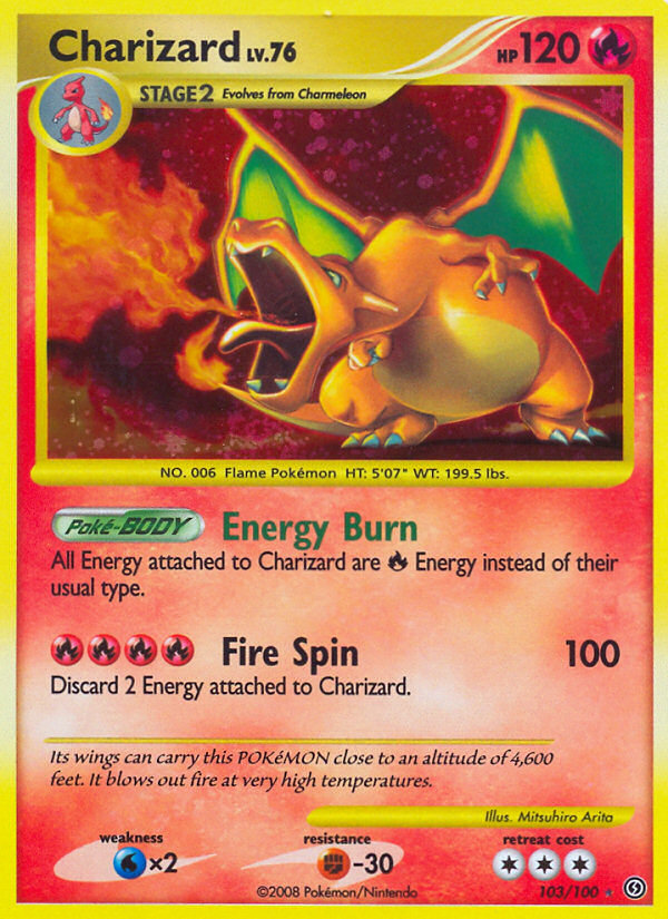 Pokemon | Charizard (103/100) [Diamond & Pearl: Stormfront] | The Nerd Merchant
