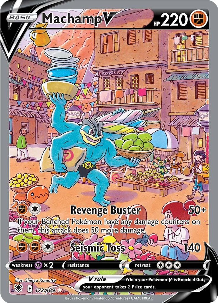 Pokemon | Machamp V (172/189) [Sword & Shield: Astral Radiance] | The Nerd Merchant