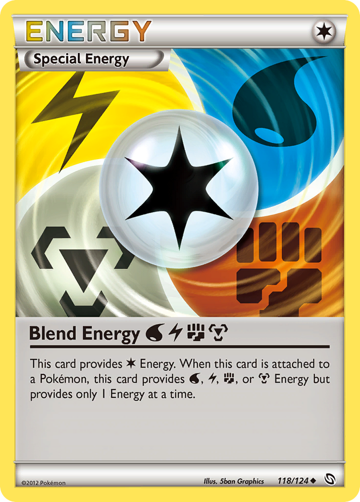 Pokemon | Blend Energy WaterLightningFightingMetal (118/124) [Black & White: Dragons Exalted] | The Nerd Merchant