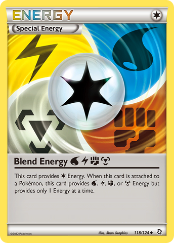 Pokemon | Blend Energy WaterLightningFightingMetal (118/124) [Black & White: Dragons Exalted] | The Nerd Merchant