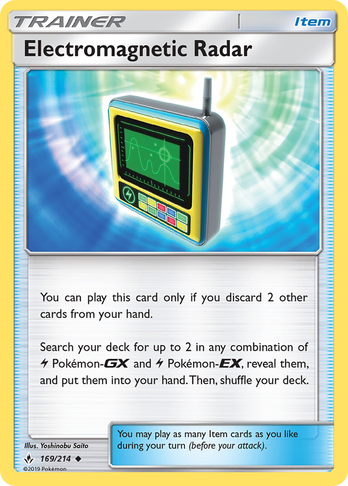 Pokemon | Electromagnetic Radar (169/214) [Sun & Moon: Unbroken Bonds] | The Nerd Merchant