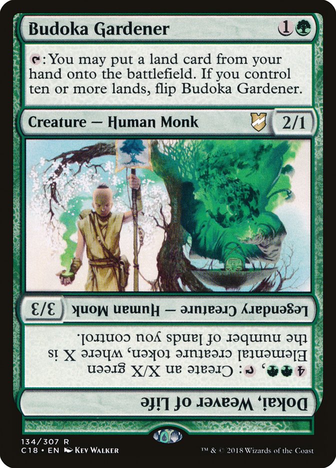 Magic | Budoka Gardener // Dokai, Weaver of Life [Commander 2018] | The Nerd Merchant