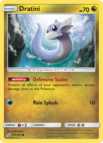 Pokemon | Dratini (117/181) [Sun & Moon: Team Up] | The Nerd Merchant