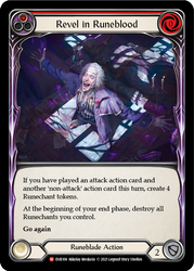 Flesh and Blood TCG | Revel in Runeblood [EVR106] (Everfest)  1st Edition Rainbow Foil | The Nerd Merchant