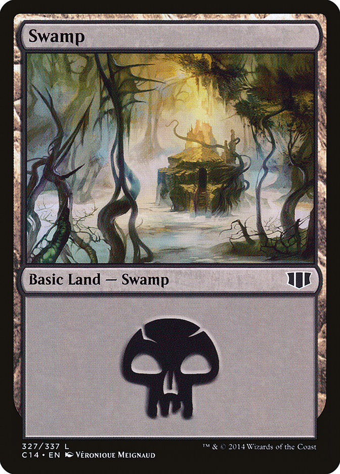 Magic | Swamp (327) [Commander 2014] | The Nerd Merchant