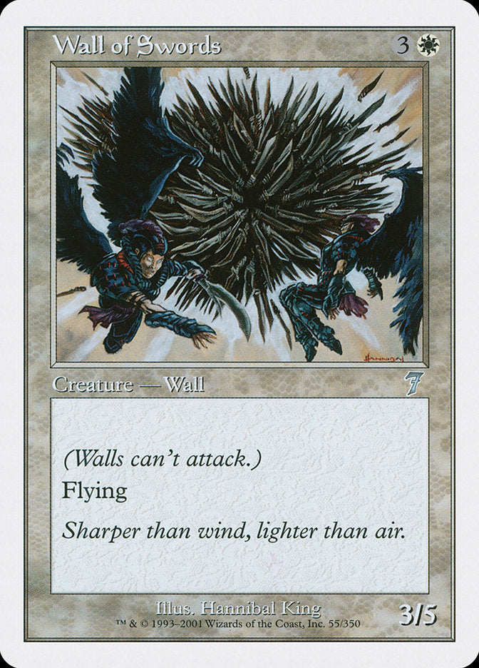 Magic | Wall of Swords [Seventh Edition] | The Nerd Merchant