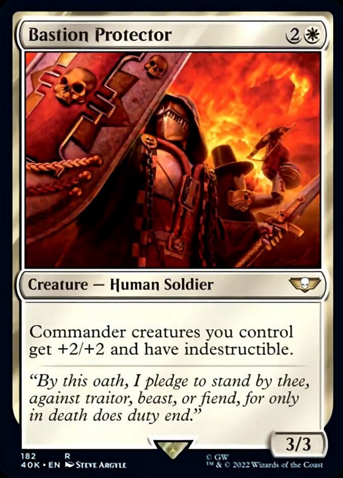 Magic | Bastion Protector (Surge Foil) [Warhammer 40,000] | The Nerd Merchant