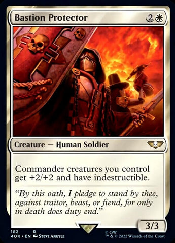 Magic | Bastion Protector (Surge Foil) [Warhammer 40,000] | The Nerd Merchant