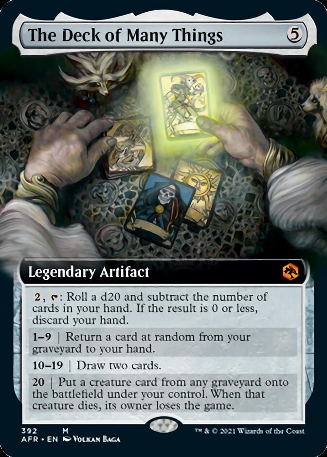 Magic | The Deck of Many Things (Extended Art) [Dungeons & Dragons: Adventures in the Forgotten Realms] | The Nerd Merchant
