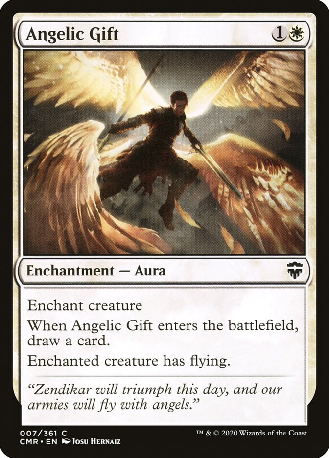 Magic | Angelic Gift [Commander Legends] | The Nerd Merchant