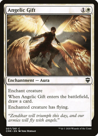 Magic | Angelic Gift [Commander Legends] | The Nerd Merchant