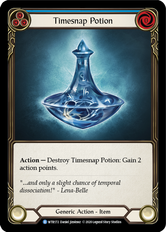 Flesh and Blood TCG | Timesnap Potion [U-WTR172] (Welcome to Rathe Unlimited)  Unlimited Rainbow Foil | The Nerd Merchant