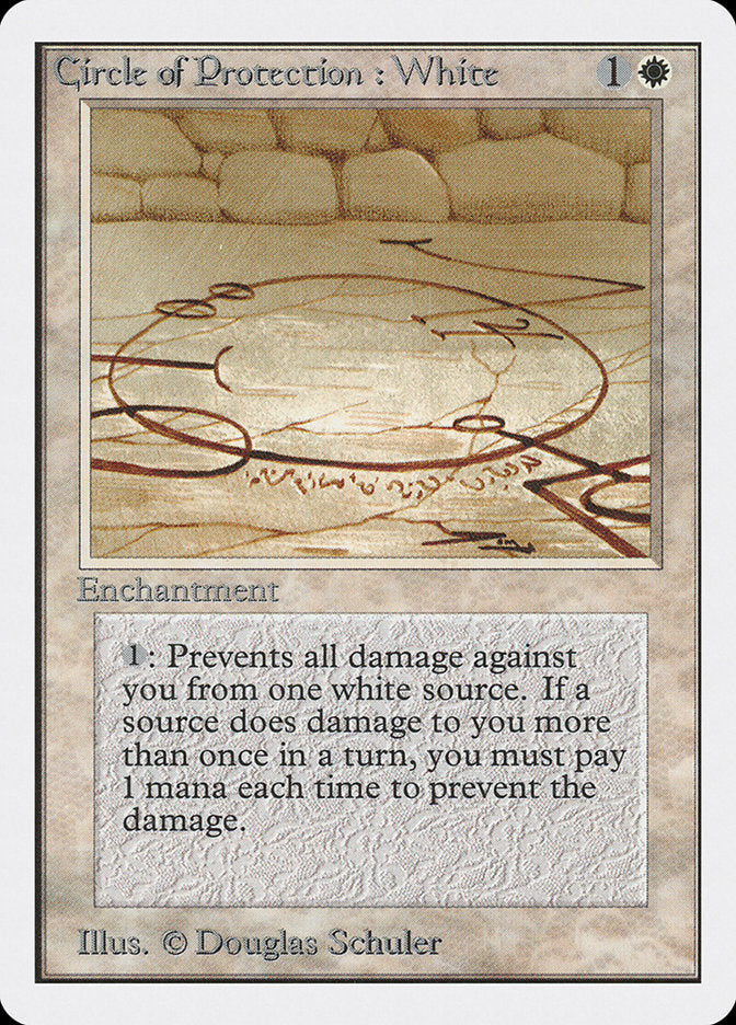 Magic | Circle of Protection: White [Unlimited Edition] | The Nerd Merchant