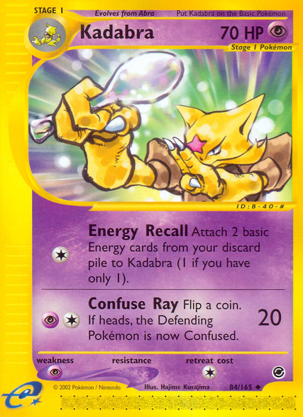 Pokemon | Kadabra (84/165) [Expedition: Base Set] | The Nerd Merchant
