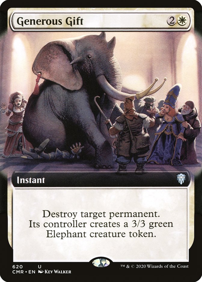 Magic | Generous Gift (Extended Art) [Commander Legends] | The Nerd Merchant