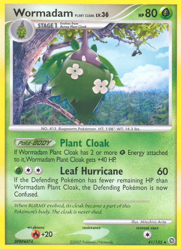 Pokemon | Wormadam Plant Cloak (41/132) [Diamond & Pearl: Secret Wonders] | The Nerd Merchant