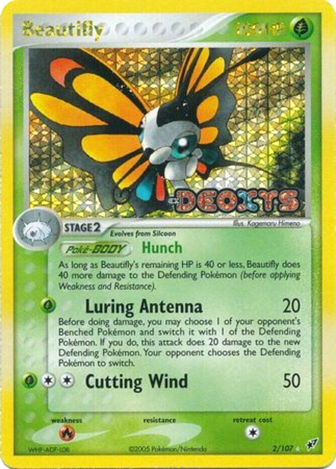 Pokemon | Beautifly (2/107) (Stamped) [EX: Deoxys] | The Nerd Merchant
