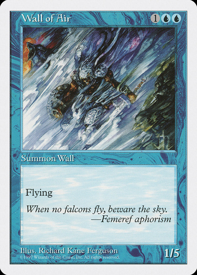 Magic | Wall of Air [Fifth Edition] | The Nerd Merchant