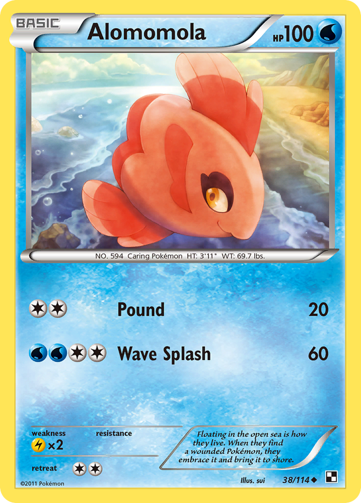 Pokemon | Alomomola (38/114) [Black & White: Base Set] | The Nerd Merchant
