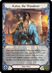 Flesh and Blood TCG | Katsu, the Wanderer // Romping Club [WTR076-T // WTR003-T] (Welcome to Rathe)  Alpha Print Normal | The Nerd Merchant